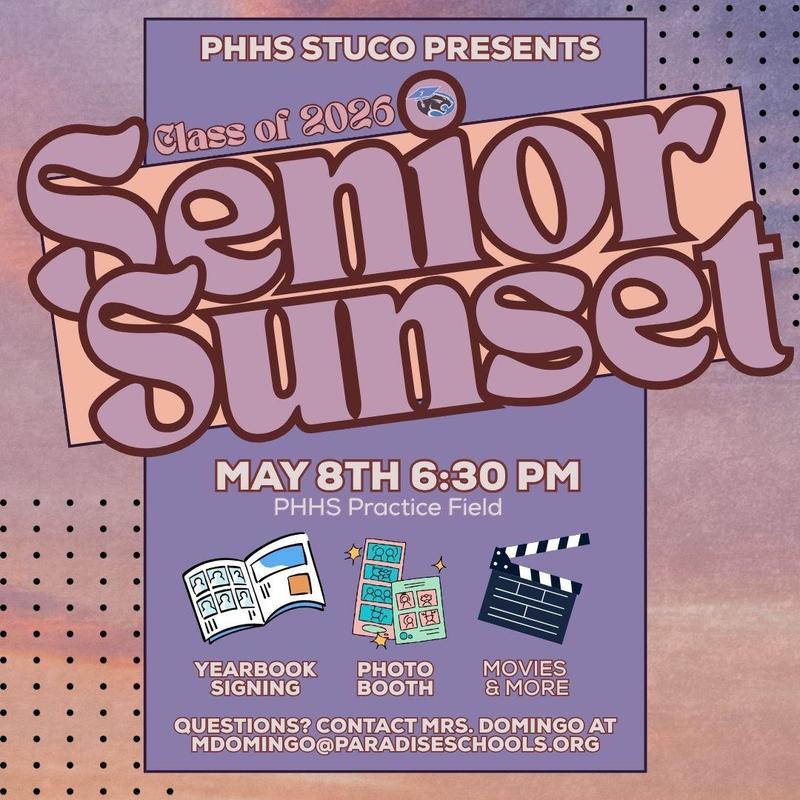 senior sunset information