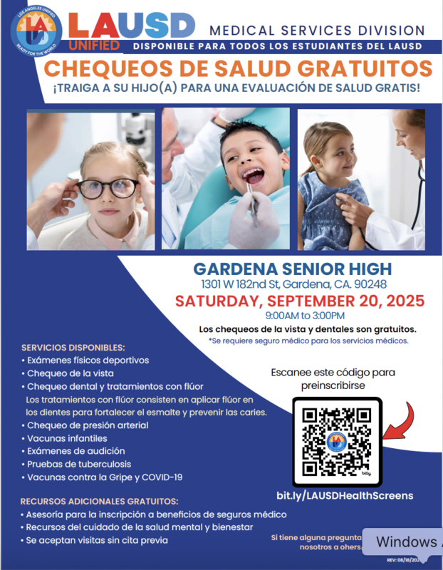 FREE HEALTH SCREENING Featured Photo