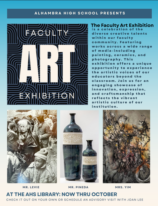 AHS Faculty Art exhibit