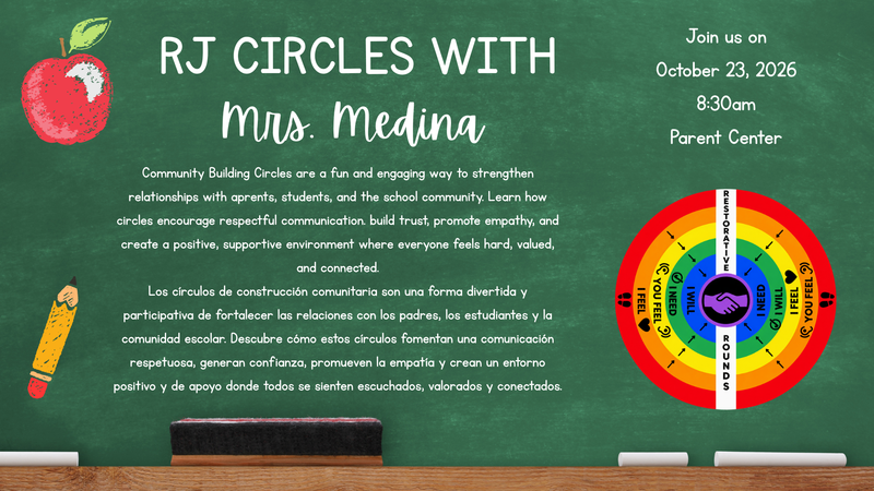 RJ Circles with Mrs. Medina