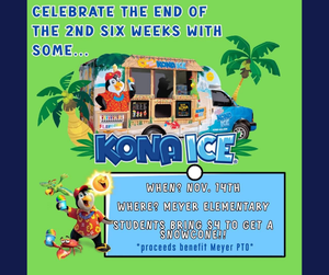 Kona Ice- Nov. 14th