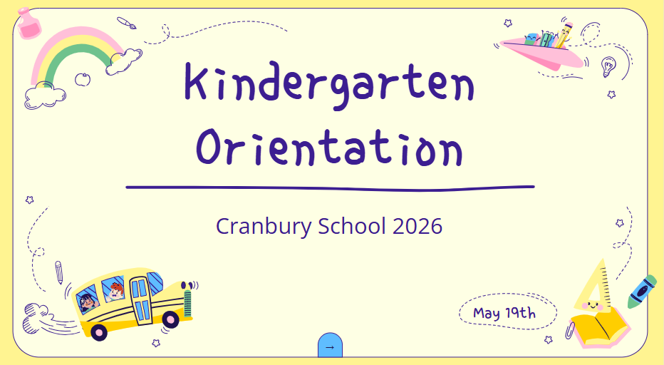 Kindergarten Orientation 2026 Information