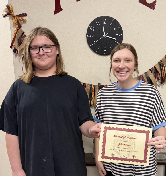 TMS September student of the month