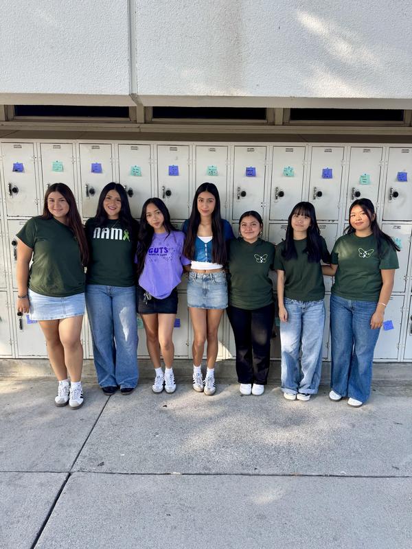 NAMI Club Students pose for a group photo