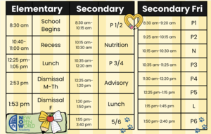 Schedule