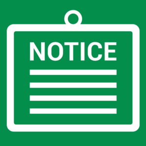 Notice