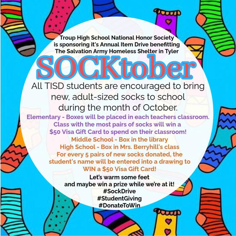 socktober flyer from NHS