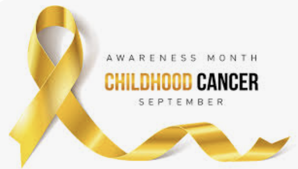 Childhood Cancer yellow ribbon