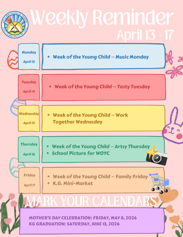 Weekly Reminder Featured Photo