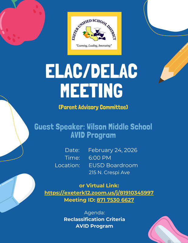 Meeting Flyer in English