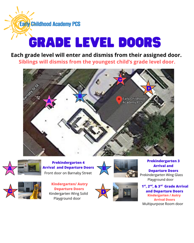 Grade Level Arrival and Dismissal Doors Featured Photo