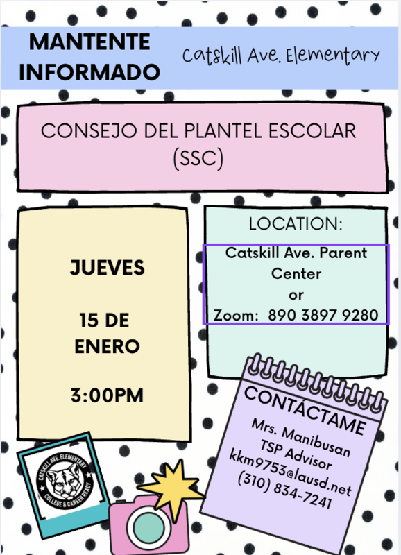 SSC Flyer Spanish