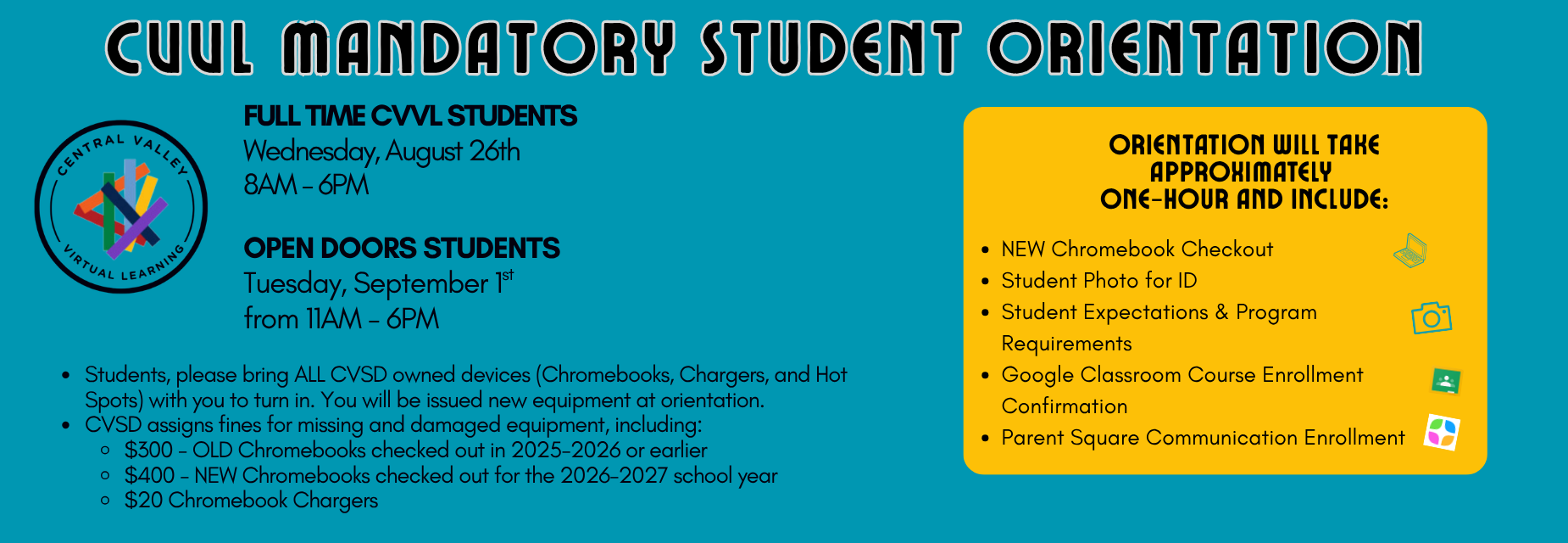 CVVL Student Orientation