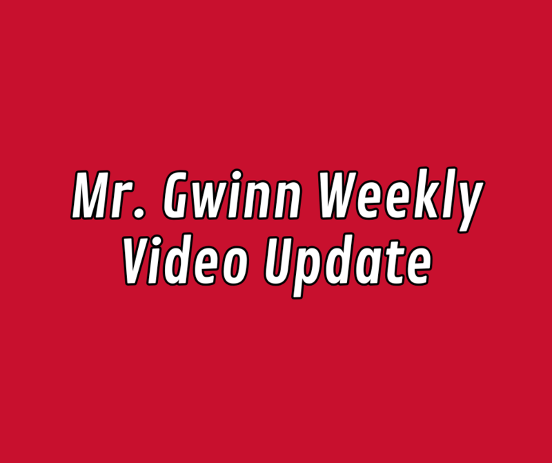 Mr. Gwinn Weekly Video Update 9.3.2025