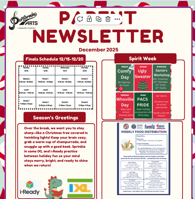 Parent Newsletter
