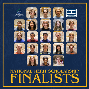 Photo collage of all 21 National Merit Finalists