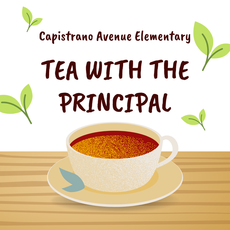 Tea with the Principal - Thursday, December 11th @ 3:30 pm Thumbnail Image