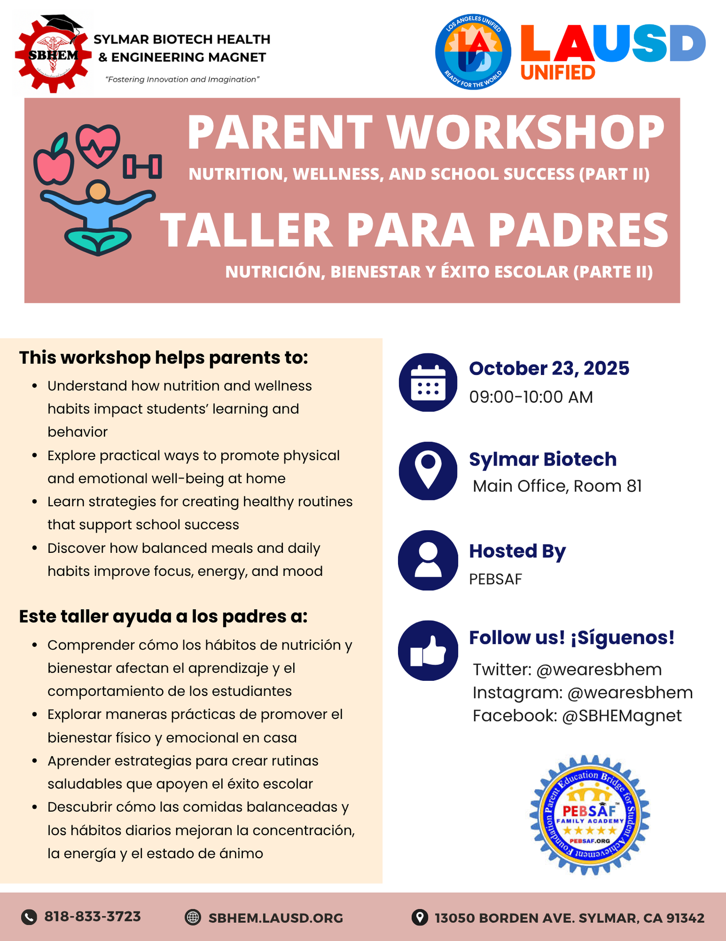 Nutrition Part II Flyer