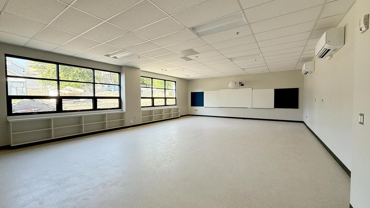 Harvey Clarke addition classroom