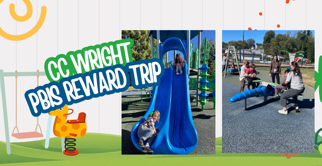 Children enjoying a playground slide and playing on equipment during a school event.