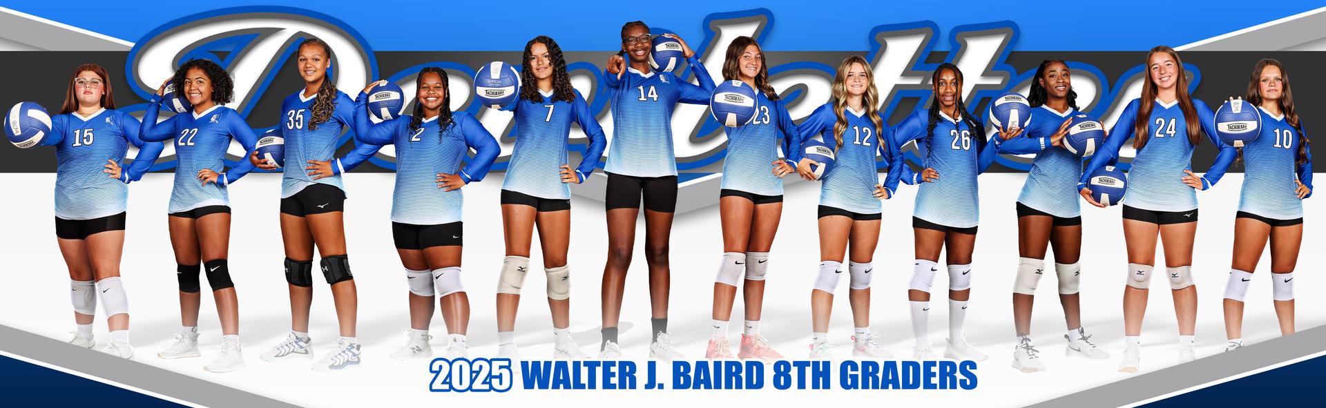 2025 Walter J Baird 8th Graders