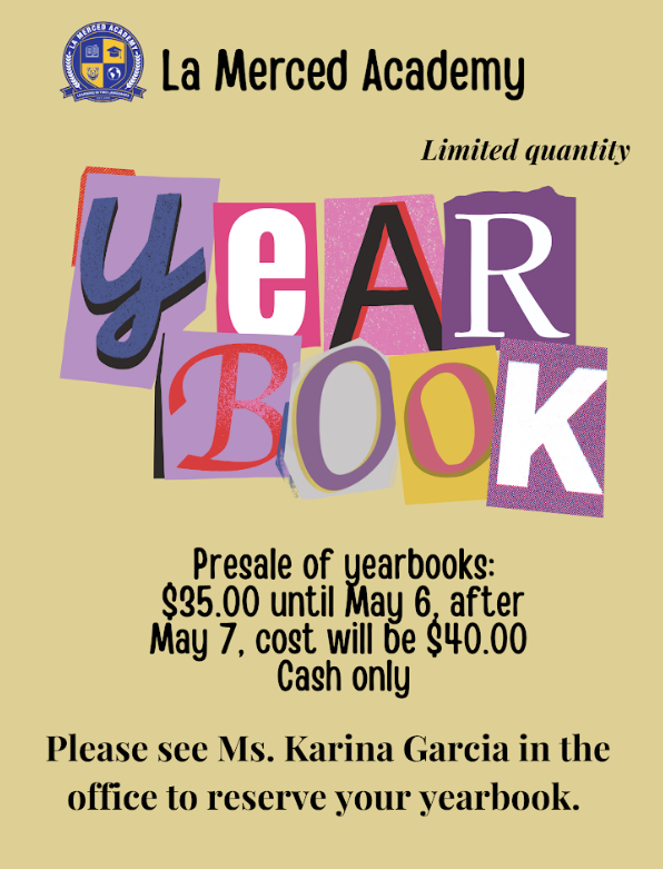 Yearbook Presale Flyer