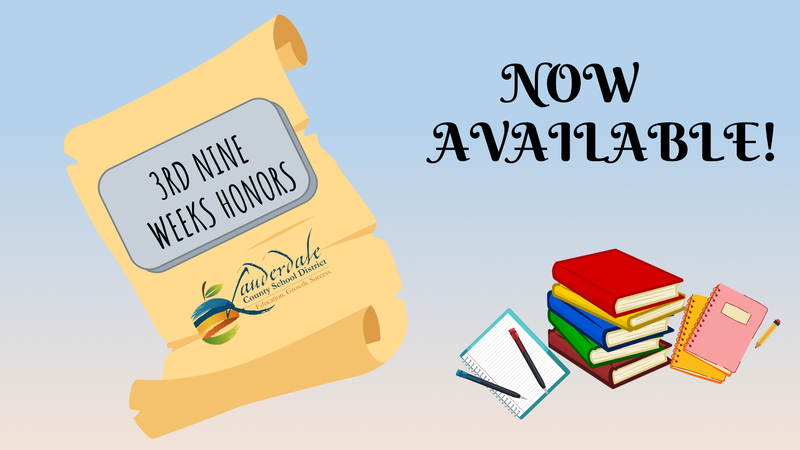 Third Nine Week Honor Roll Lists Now Availabe Graphic