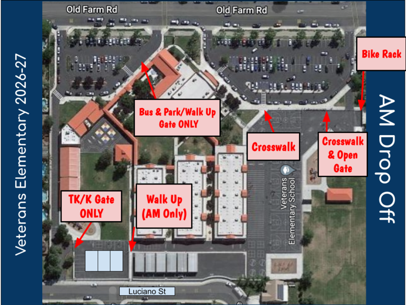 Parking Lot - Drop Off and Pick Up Information Thumbnail Image