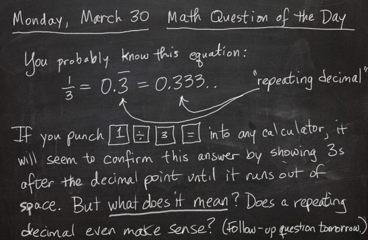 Math Musings 1