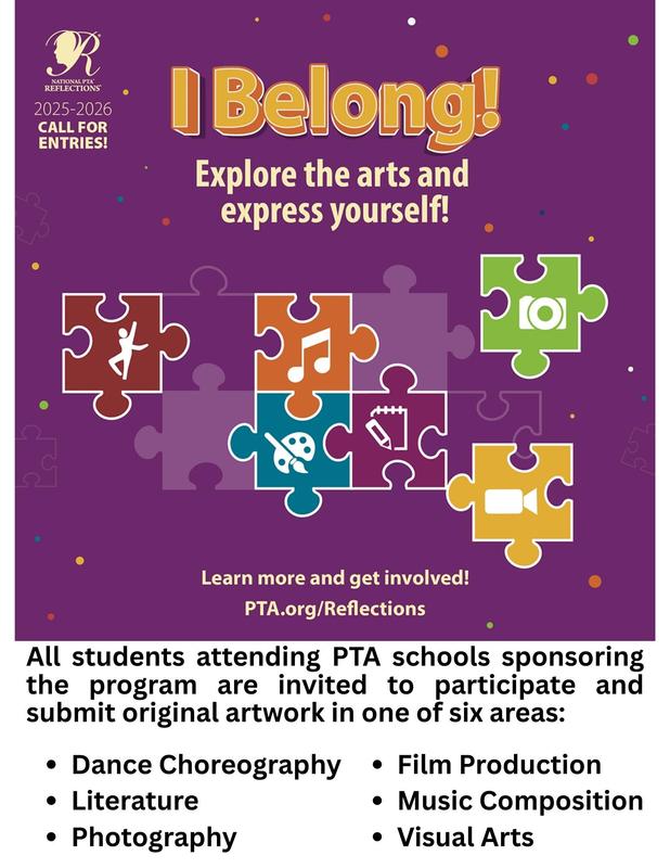 Annual PTA Reflections Art Program
