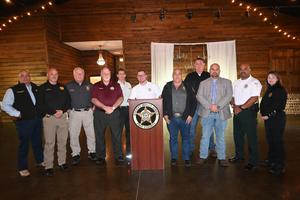 Sheriff Bryant “Wally” Jones and his leadership team recently hosted a Strategic Planning Meeting with area county and parish sheriffs