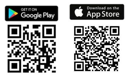 QR Codes for Healthe Pro lunch menu App for apple and google