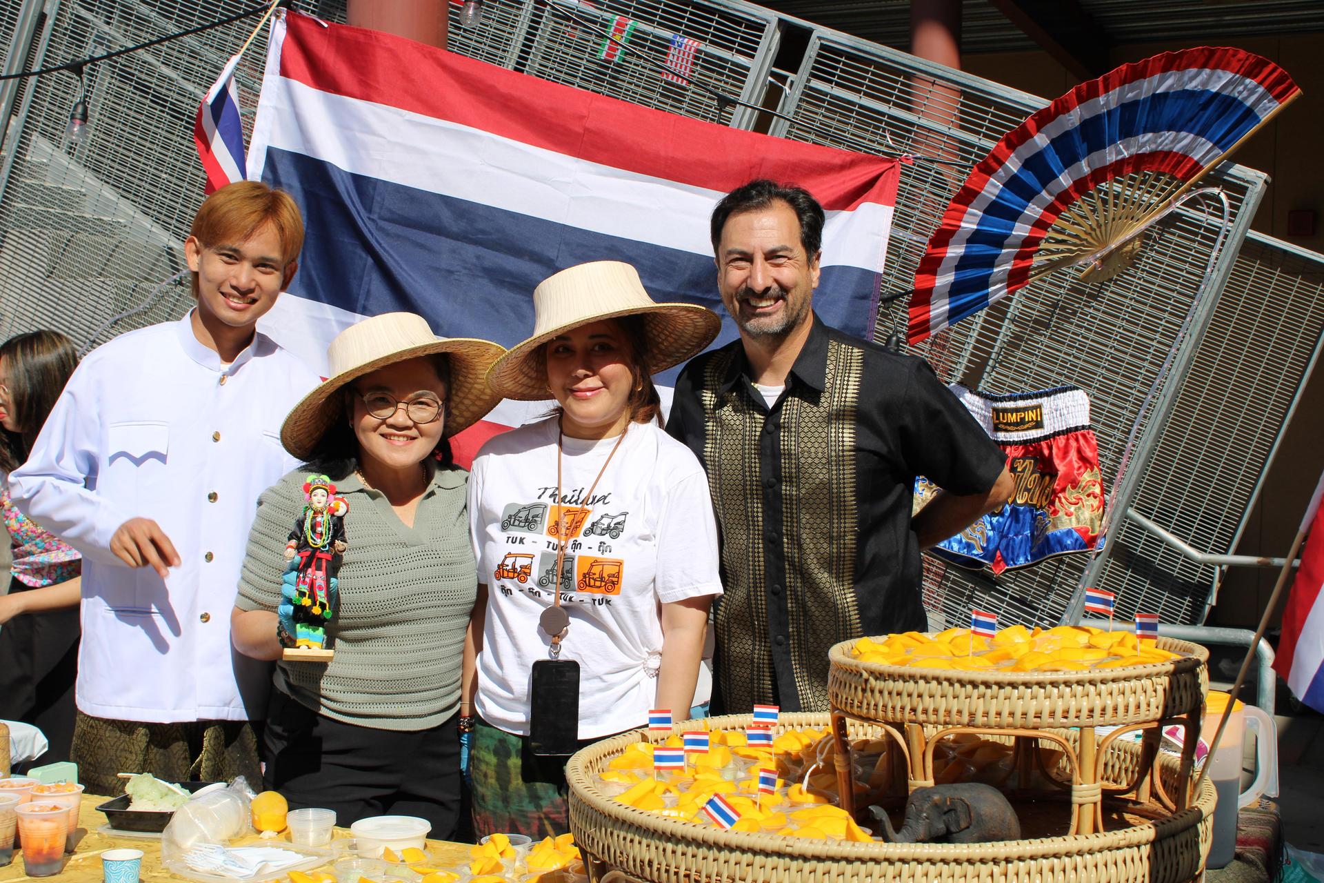 Teachers and students at the EVSC Student Council Multicultural Event