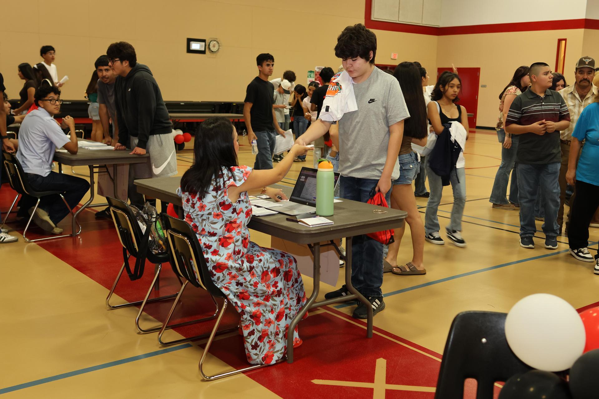 Students and staff at Tribe Turnout 49