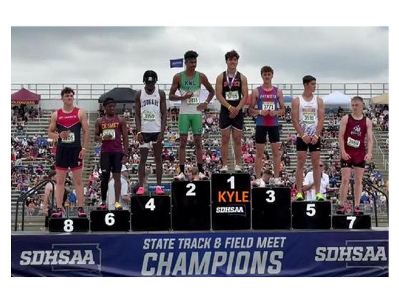 2026 State B 100 Meter Dash Champ Kyle H.