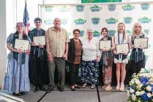 VanBuren family with awardees