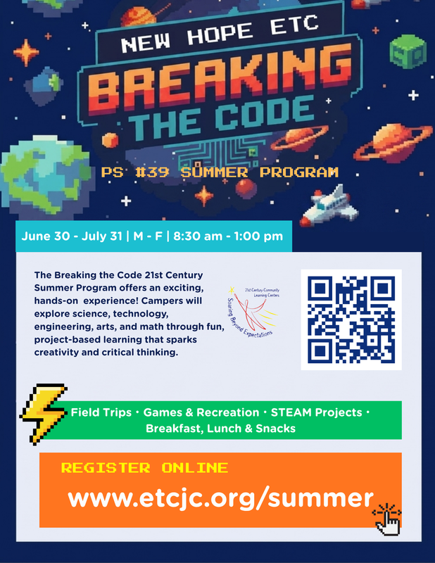www.etcjc.org/summer Registration for 6/29