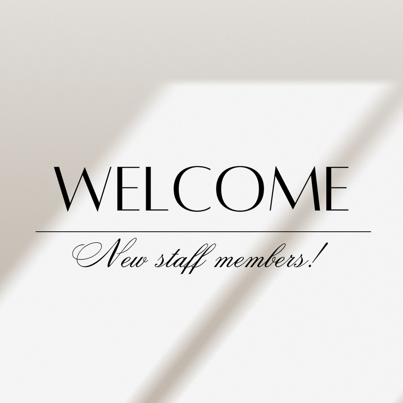 District Welcomes New Staff Members Featured Photo