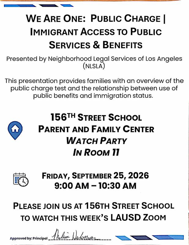 We Are One Zoom Watch Party at 156th on Friday, 9/25 at 9 am