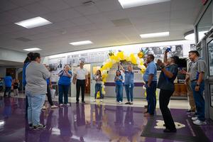 Administrators celebrate during the TIA recognition at MDECA