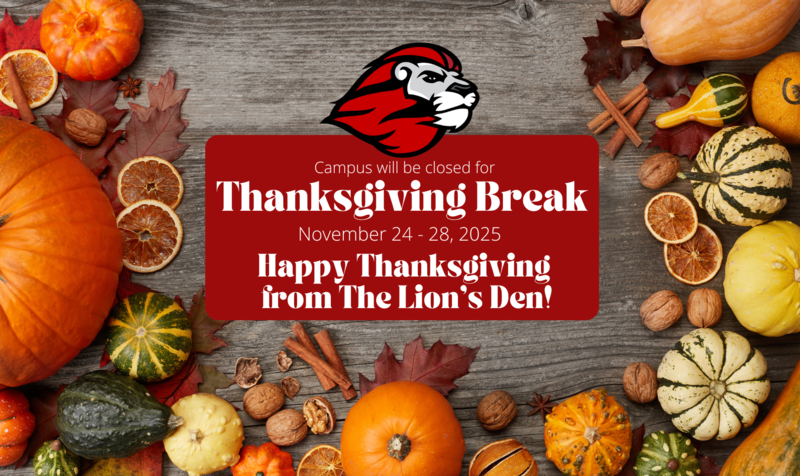 Thanksgiving Break — Campus Closed