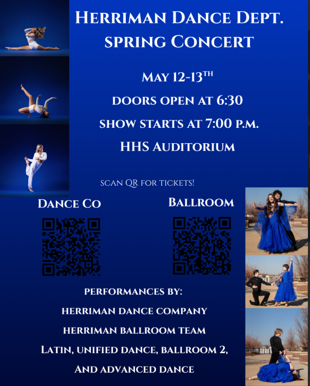 Herriman High Spring Dance Concert Flyer