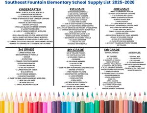 supply list