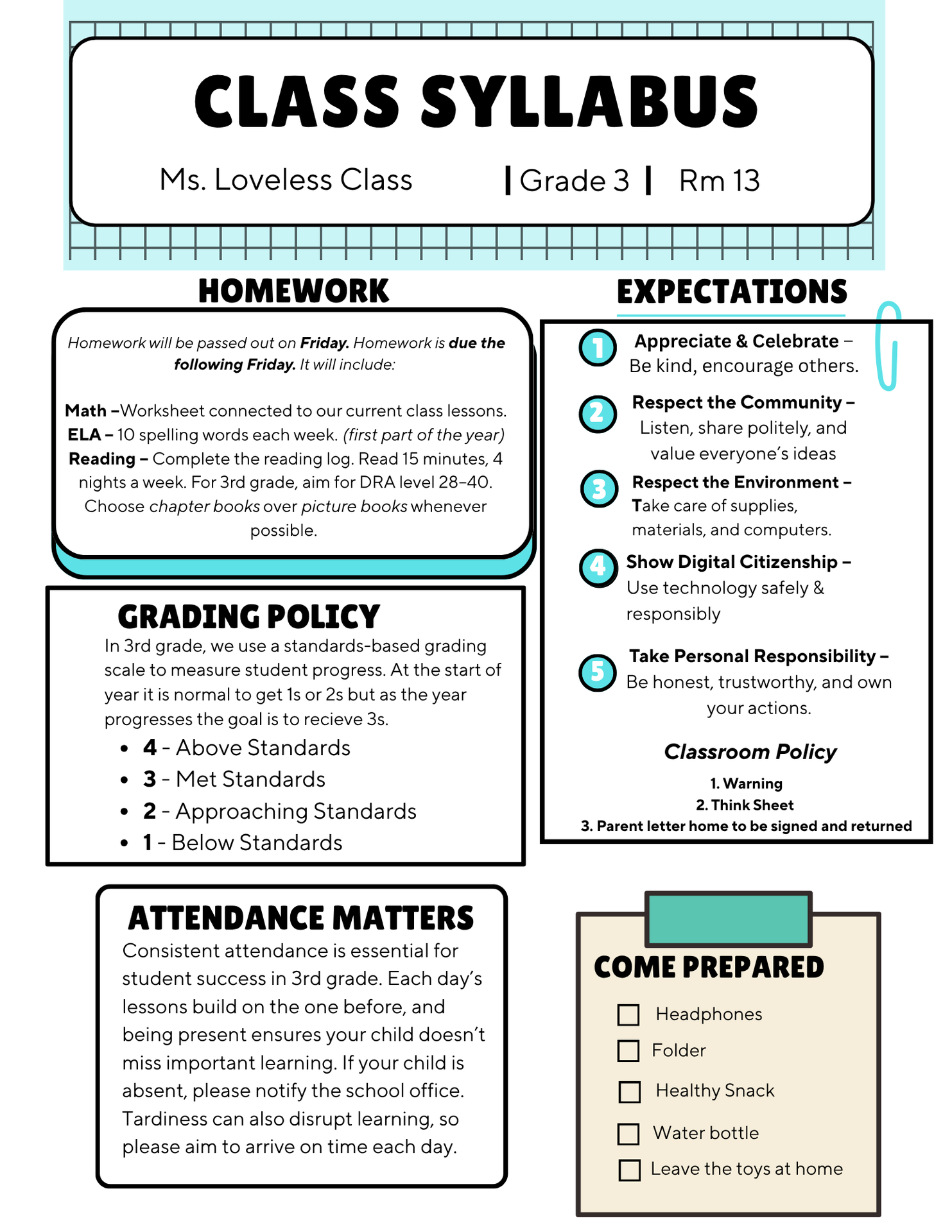 Class Syllabus Pg. 1