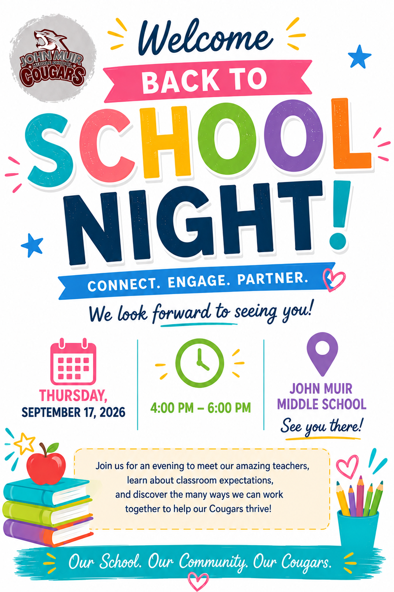 Back to School Flyer English