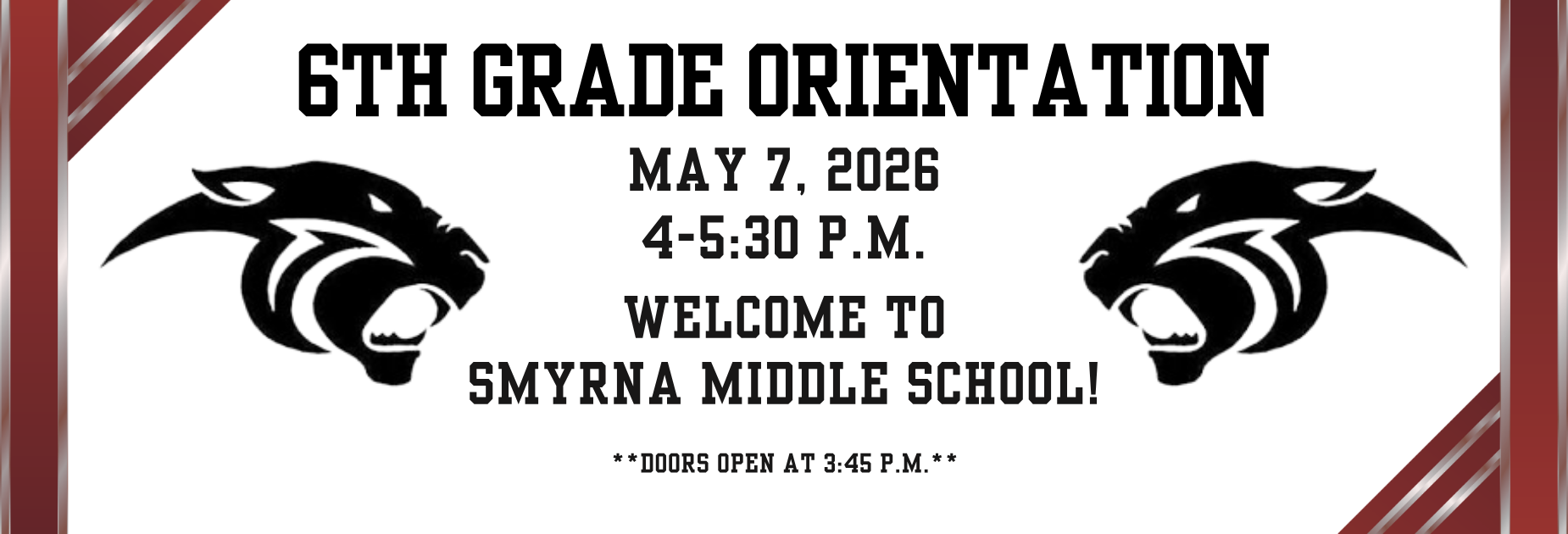 Attention all incoming 6th graders!!