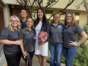 New Principal with Staff