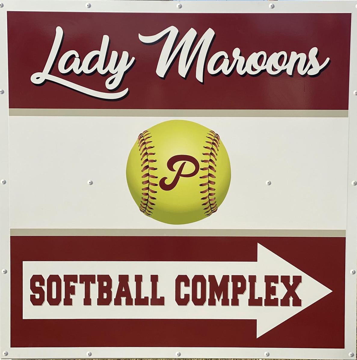 softball sign