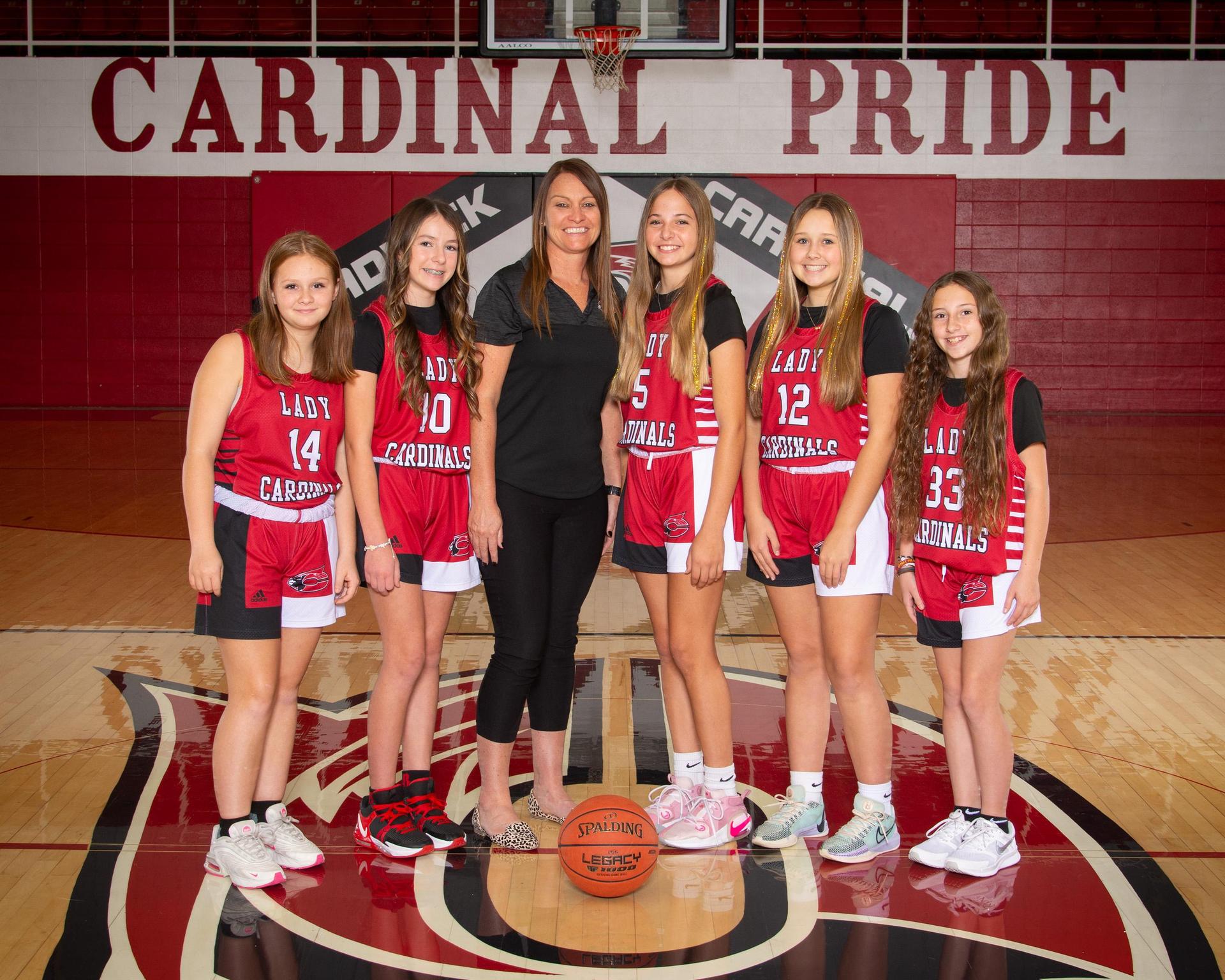 2025 Junior High Girls Basketball Team