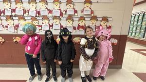 Students enjoying the fall season